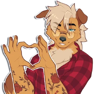 Telegram sticker ❤️ Kodii