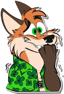 Sticker 🫢 🍀 Lucky Fox 🦊 Misc @TheLuckyFox