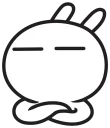 Sticker 😑 Tuzki