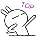 Telegram sticker 🔝 Tuzki