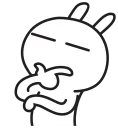 Telegram sticker 😕 Tuzki