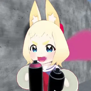 Sticker 🤠 VR-Chat Ryukko | @Onishiki