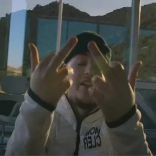 Telegram sticker 🖕 Yeat💜