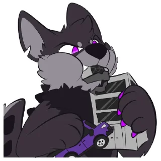 Telegram sticker 🍽 Monster Dog Stickers by Pulex