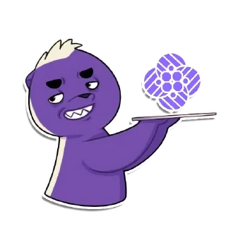 Telegram sticker 😏 hUNNy badger @UNNFinance