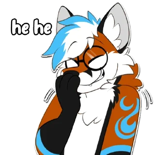 Telegram stiker 🤭 Blep Fox