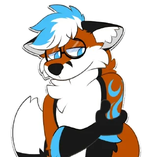 Telegram stiker 😔 Blep Fox