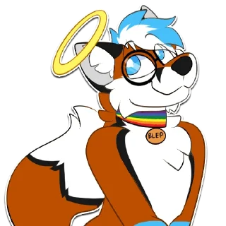 Telegram stiker 😇 Blep Fox