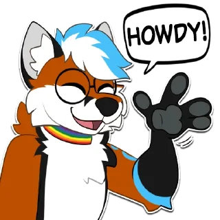 Sticker 👋 Blep Fox