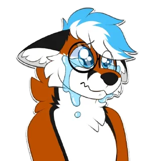 Telegram stiker 😭 Blep Fox