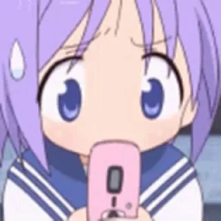 Video sticker 😞 lucky star :: @fStikBot