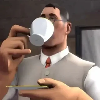 Video sticker ☕ Горячие мужчины / тф2