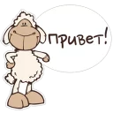 Video sticker 😊 Овечка Джолли