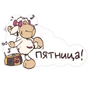 Video sticker 😊 Овечка Джолли