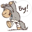 Telegram sticker 😊 Овечка Джолли