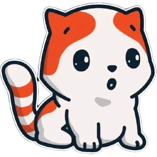 Telegram sticker 😲 marsey the cat