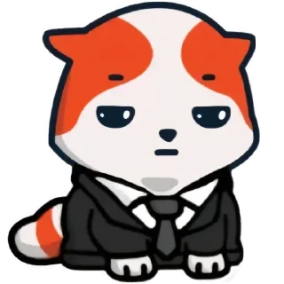 Telegram sticker 💼 marsey the cat