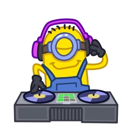 Sticker 🎵 Minions @TgEmojis