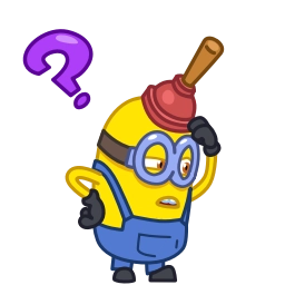 Sticker 🤔 Minions @TgEmojis