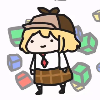 Sticker 🙂 Amelia Waston | @Onishiki)