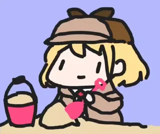 Telegram sticker 😐 Amelia Waston | @Onishiki