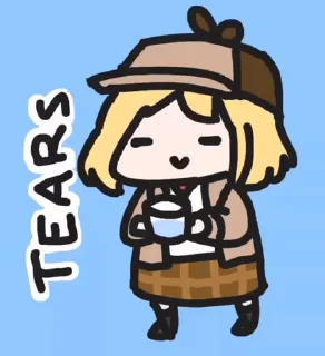 Telegram sticker ☕ Amelia Waston | @Onishiki
