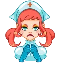 Telegram sticker 🙂 Cute Nurse
