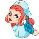 Telegram sticker ☝️ Cute Nurse