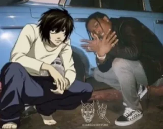 Video sticker 🌟 L Lawliet :: @fStikBot