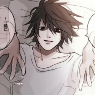 Video sticker 🌟 L Lawliet :: @fStikBot