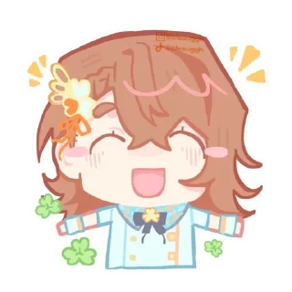 Telegram stiker 🍀 sekai by: bleauggh