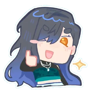 Telegram stiker 🎧 sekai by: bleauggh