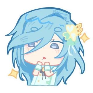 Telegram stiker 💧 sekai by: bleauggh