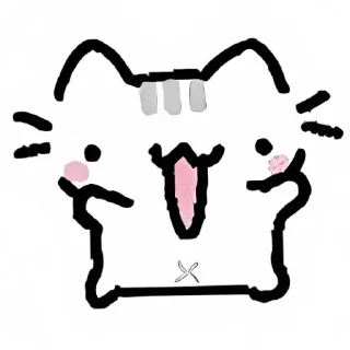 Video sticker 🐱 silly :3 (real) /art by basiilleaf