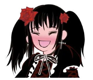 Sticker 😊 Gothic lolita girl