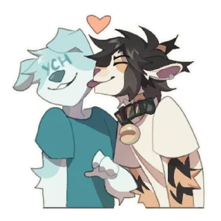 Telegram sticker 👅 Misha