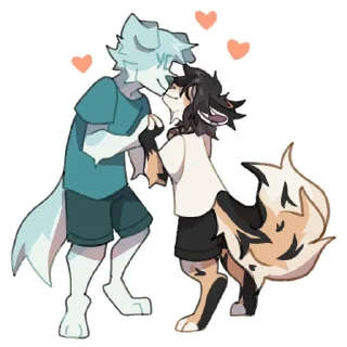 Telegram sticker 😘 Misha