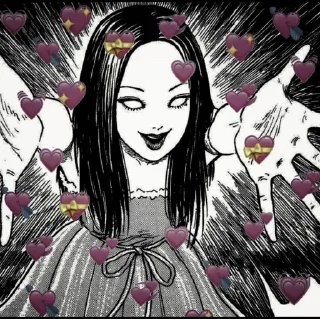 Телеграм стикер 🫀 tomie better than you: @avveui