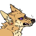 Sticker 😡 piercing yote