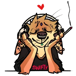 Telegram sticker 🎧 piercing yote