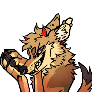 Telegram sticker 😈 piercing yote