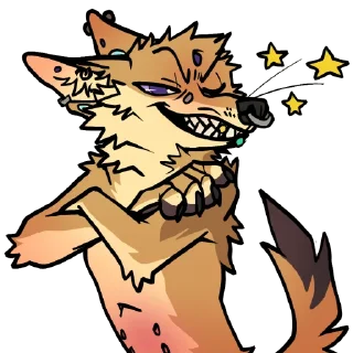 Telegram sticker ⭐️ piercing yote
