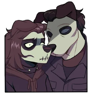 Телеграм стикер 👀 Slasher 0.1