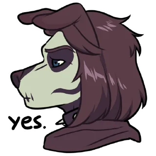 Телеграм стикер 🗿 Slasher 0.1