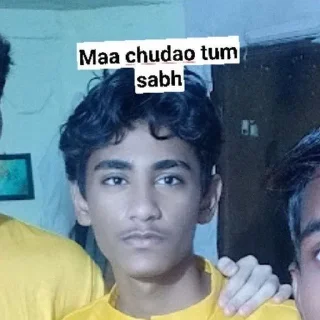 Telegram sticker 🤪 Looksmaxxing Indians 🇮🇳 pack by Zhinga