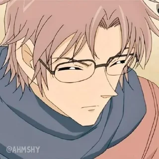 Sticker 👓 - ᗷY @ahMshY 𓉮 . Shuichi Akai