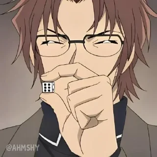 Telegram stiker 👓 - ᗷY @ahMshY 𓉮 . Shuichi Akai