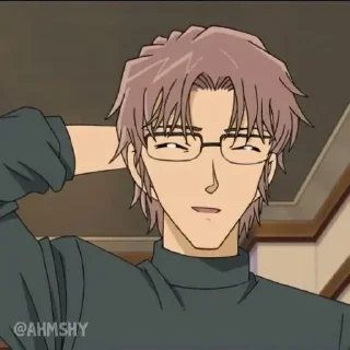 Telegram stiker 👓 - ᗷY @ahMshY 𓉮 . Shuichi Akai
