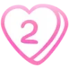 Sticker 💗 ✩Pink Hearts✩ ~ #font@softemojis