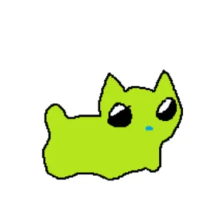 Telegram sticker 🐱 Little alien 👾